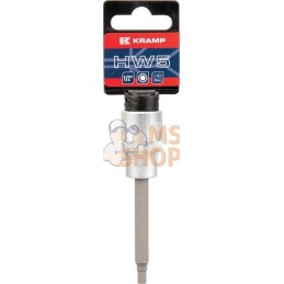 Douille de tournevis longue 1/2" Hex 5 mm | KRAMP Douille de tournevis longue 1/2" Hex 5 mm | KRAMPPR#565846