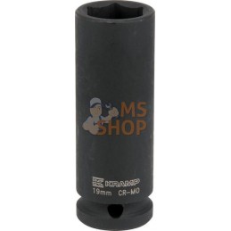 Douille à choc longue 1/2" 19 mm | KRAMP Douille à choc longue 1/2" 19 mm | KRAMPPR#565482