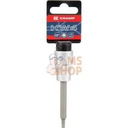 Douille de tournevis longue 1/2" Hex 4 mm | KRAMP Douille de tournevis longue 1/2" Hex 4 mm | KRAMPPR#565844