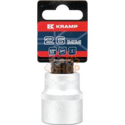 Douille 1/2" 6 pans 26 mm | KRAMP Douille 1/2" 6 pans 26 mm | KRAMPPR#565916