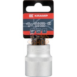 Douille 1/2" 6 pans 1 1/8" | KRAMP Douille 1/2" 6 pans 1 1/8" | KRAMPPR#565728