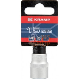 Douille 3/8" 6 pans 15 mm | KRAMP Douille 3/8" 6 pans 15 mm | KRAMPPR#566165