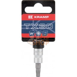 Douille de tournevis 1/4" Torx TX 30 | KRAMP Douille de tournevis 1/4" Torx TX 30 | KRAMPPR#566125