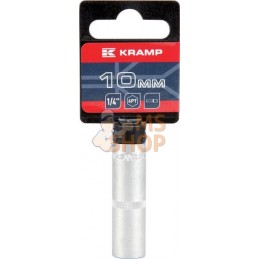 Douille longue 1/4" 6 pans 10 mm | KRAMP Douille longue 1/4" 6 pans 10 mm | KRAMPPR#566092