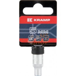 Douille 1/4" 6 pans 5 mm | KRAMP Douille 1/4" 6 pans 5 mm | KRAMPPR#566196