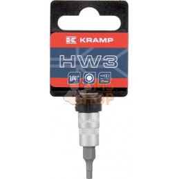 Douille de tournevis 1/4" Hex 3 mm | KRAMP Douille de tournevis 1/4" Hex 3 mm | KRAMPPR#566143