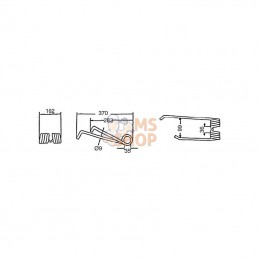 4108003920KR; KRAMP; Dent de pir. rot. G Ø9 p/Lely; pièce detachée