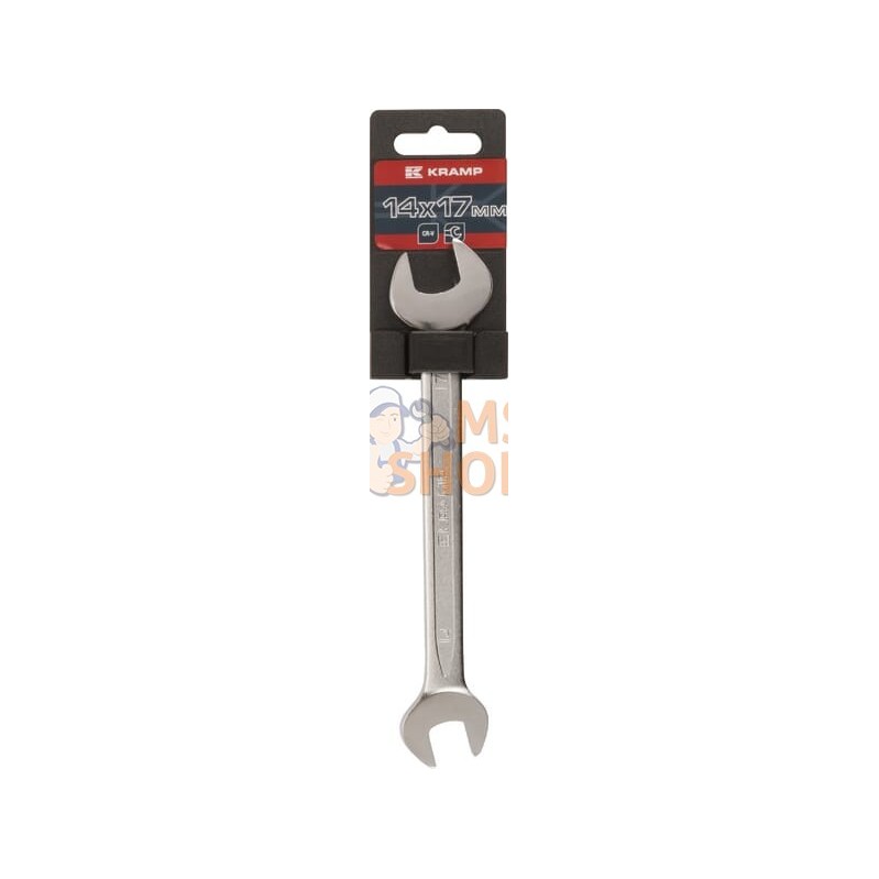 Clé à fourche, 14/17 mm, Kramp | KRAMP Clé à fourche, 14/17 mm, Kramp | KRAMPPR#565609 Clé à fourche, 14/17 mm, Kramp | KRAMP Clé à fourche, 14/17 mm, Kramp | KRAMPPR#565609
