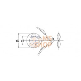 Rondelle élastique M14x28x1,6mm, Acier zingué DIN 137b Kramp | KRAMP Rondelle élastique M14x28x1,6mm, Acier zingué DIN 137b Kram