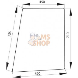 Vitre de porte sup. | KRAMP Vitre de porte sup. | KRAMPPR#463705