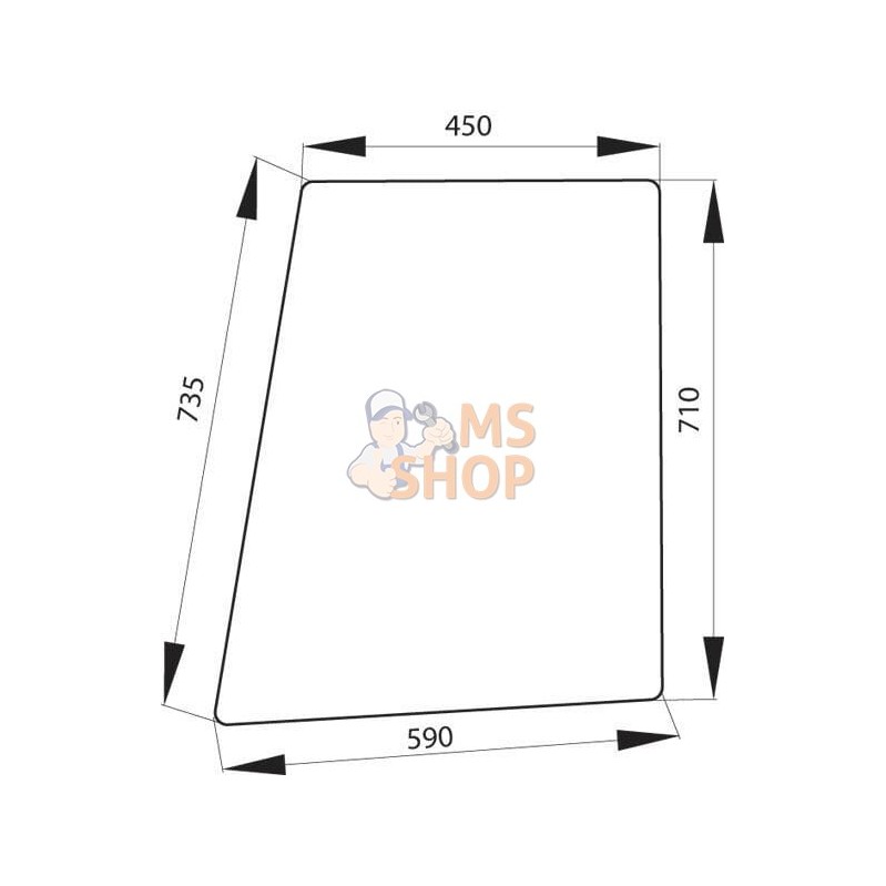 Vitre de porte sup. | KRAMP Vitre de porte sup. | KRAMPPR#463705 Vitre de porte sup. | KRAMP Vitre de porte sup. | KRAMPPR#463705