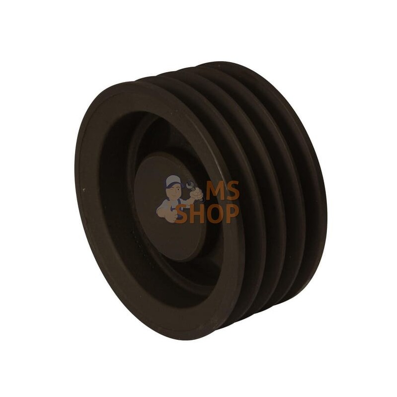 Poulie pour courroie trapézoïdale 4 rainures B ou SPB diamètre 177 mm Kramp | KRAMP Poulie pour courroie trapézoïdale 4 rainures Poulie pour courroie trapézoïdale 4 rainures B ou SPB diamètre 177 mm Kramp | KRAMP Poulie pour courroie trapézoïdale 4 rainures