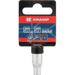 Douille 1/4" 6 pans 5,5mm | KRAMP Douille 1/4" 6 pans 5,5mm | KRAMPPR#566197