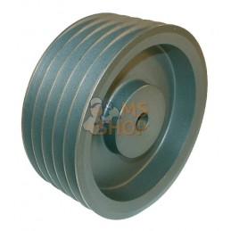 Poulie pour courroie trapézoïdale 6 rainures B ou SPB diamètre 207 mm Kramp | KRAMP Poulie pour courroie trapézoïdale 6 rainures