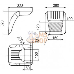 Garde-boue haut HL280 | AL-KO Garde-boue haut HL280 | AL-KOPR#873802