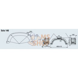 Garde-boue PVC 140/490 | AL-KO Garde-boue PVC 140/490 | AL-KOPR#873798