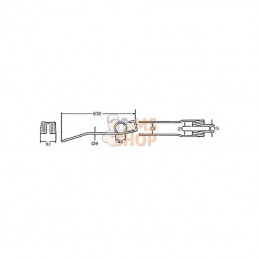 VF16504331KR; KRAMP; Dent d'andaineuse p/Deutz-Fahr; pièce detachée