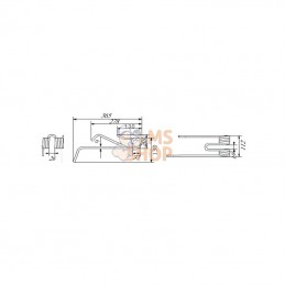 4104611390KR; KRAMP; Dent flexible RD Lely; pièce detachée