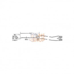 57644010KR; KRAMP; Dent de pirouette adapt. sur Kuhn; pièce detachée