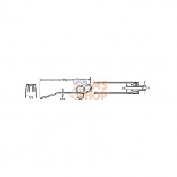 VF1650433386KR; KRAMP; Dent d'andaineuse p/Deutz-Fahr; pièce detachée