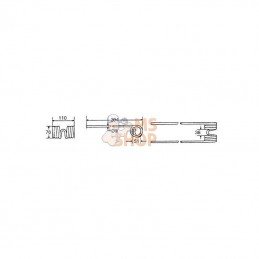 58561900KR; KRAMP; Dent de pirouette adapt. sur Kuhn; pièce detachée