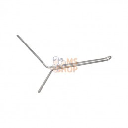 853850710N; KRAMP; Dent de herse longue 9mm ZN; pièce detachée