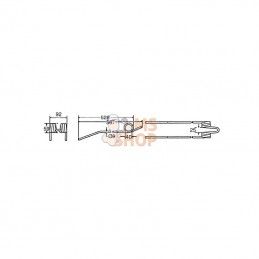 VF16502731KR; KRAMP; Dent d'andaineuse p/Deutz-Fahr; pièce detachée