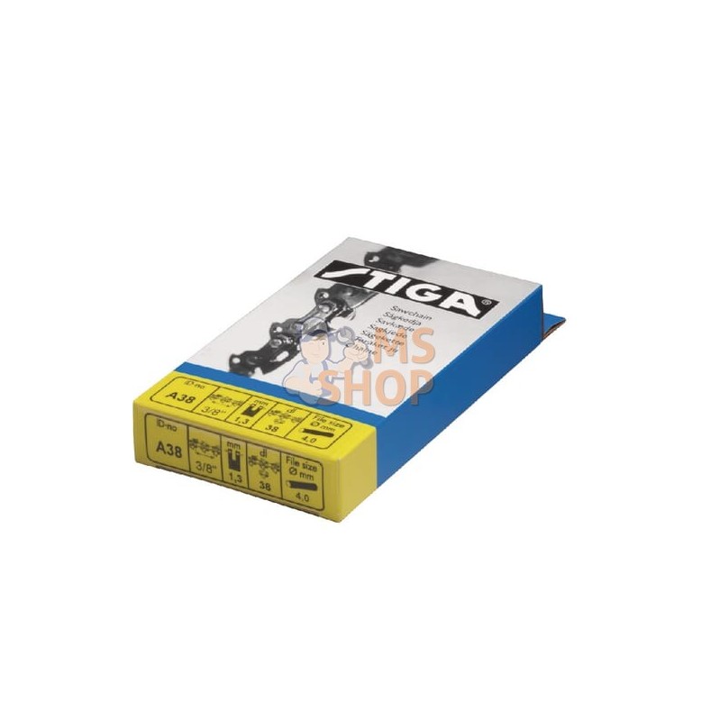 Chaîne de tronçonneuse 91VG 1,3mm 39E | STIGA Chaîne de tronçonneuse 91VG 1,3mm 39E | STIGAPR#164063 Chaîne de tronçonneuse 91VG 1,3mm 39E | STIGA Chaîne de tronçonneuse 91VG 1,3mm 39E | STIGAPR#164063
