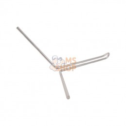 853850720N; KRAMP; Dent de herse courte 9mm ZN; pièce detachée