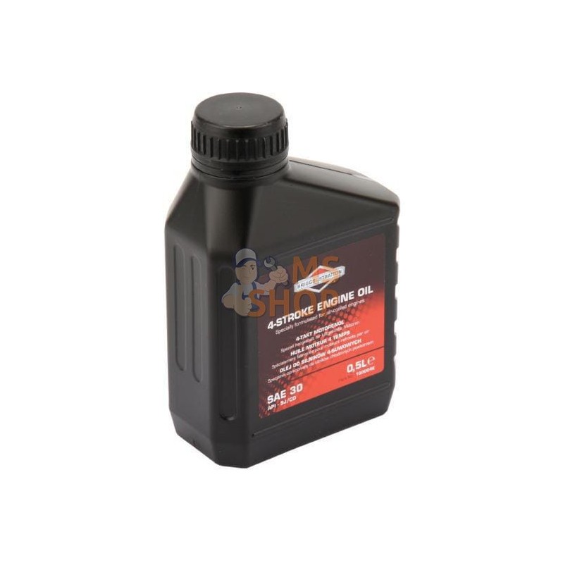 Huile de moteur SAE30 0,5l Briggs & Stratton | BRIGGS & STRATTON Huile de moteur SAE30 0,5l Briggs & Stratton | BRIGGS & STRATTO