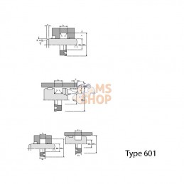 SA556312UN; KRAMP; Joint tig 55x63x12 UN L1=13; pièce detachée