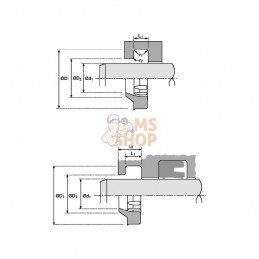 ASU3038653S; KRAMP; Racleur 30x38,6x5,3 spécial; pièce detachée