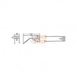 57701700KR; KRAMP; Dent d'andaineuse adapt. sur Kuhn; pièce detachée