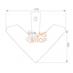 Soc ClipOn 37 cm x 8 mm | HORSCH Soc ClipOn 37 cm x 8 mm | HORSCHPR#1124766