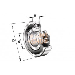 Roulement à billes à gorge profonde 60x85x13 mm, 61912-2RSR INA/FAG | INA/FAG Roulement à billes à gorge profonde 60x85x13 mm, 6