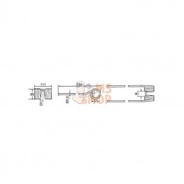 57609000KR; KRAMP; Dent de pirouette adapt. sur Kuhn; pièce detachée