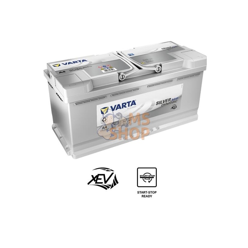 Batterie 12V 105Ah 950A AGM XEV A4 VARTA | VARTA Batterie 12V 105Ah 950A AGM XEV A4 VARTA | VARTAPR#1125408