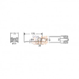 VF9100127986KR; KRAMP; Dent de ramassage p/Kverneland; pièce detachée