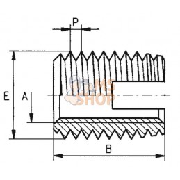 ENSAT Douille à filet M6x14 | ENSAT ENSAT Douille à filet M6x14 | ENSATPR#1125898