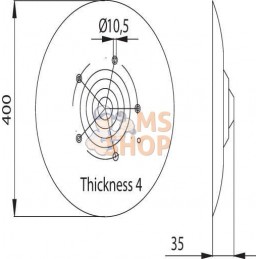 Disque 400 x 4 | AMAZONE Disque 400 x 4 | AMAZONEPR#607843