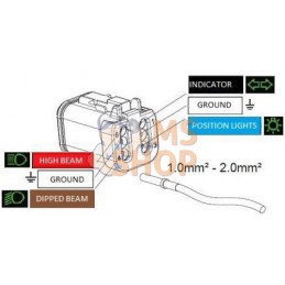 Sculptor N6002 poutre double RH-Traffic gauche DT ECE avec amortissement | NORDIC LIGHTS Sculptor N6002 poutre double RH-Traffic