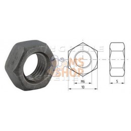Écrou M6 cl.8 noir | KRAMP Écrou M6 cl.8 noir | KRAMPPR#509714