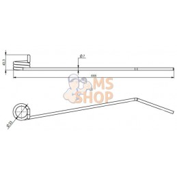 Dent herse étrille 7mm Hatzenbichler | KRAMP Dent herse étrille 7mm Hatzenbichler | KRAMPPR#842214