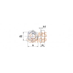 Écrou hexagonal à souder DIN929 M5x0.80 Acier Kramp | KRAMP Écrou hexagonal à souder DIN929 M5x0.80 Acier Kramp | KRAMPPR#459719