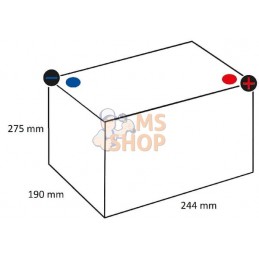 Batterie de loisirs 6V 240/185,0Ah 860A Kramp | KRAMP Batterie de loisirs 6V 240/185,0Ah 860A Kramp | KRAMPPR#506282