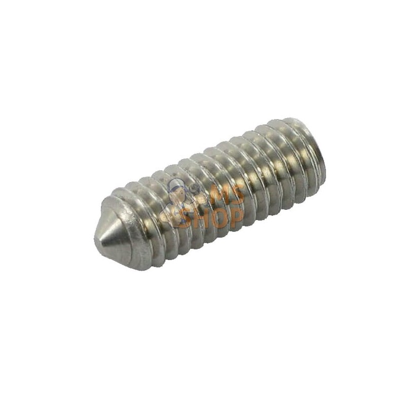Vis sans tête six pans creux bout pointeau M6x8 inox A2 | KRAMP Vis sans tête six pans creux bout pointeau M6x8 inox A2 | KRAMPP Vis sans tête six pans creux bout pointeau M6x8 inox A2 | KRAMP Vis sans tête six pans creux bout pointeau M6x8 inox A2 | KRAMPP