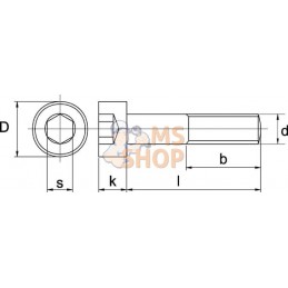 Vis cyl 6 p cr. M8x10 12.9 nr | KRAMP Vis cyl 6 p cr. M8x10 12.9 nr | KRAMPPR#733087