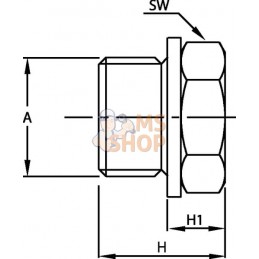 Bouchon de vidange M16x1,5 H=21 | KRAMP Bouchon de vidange M16x1,5 H=21 | KRAMPPR#650102