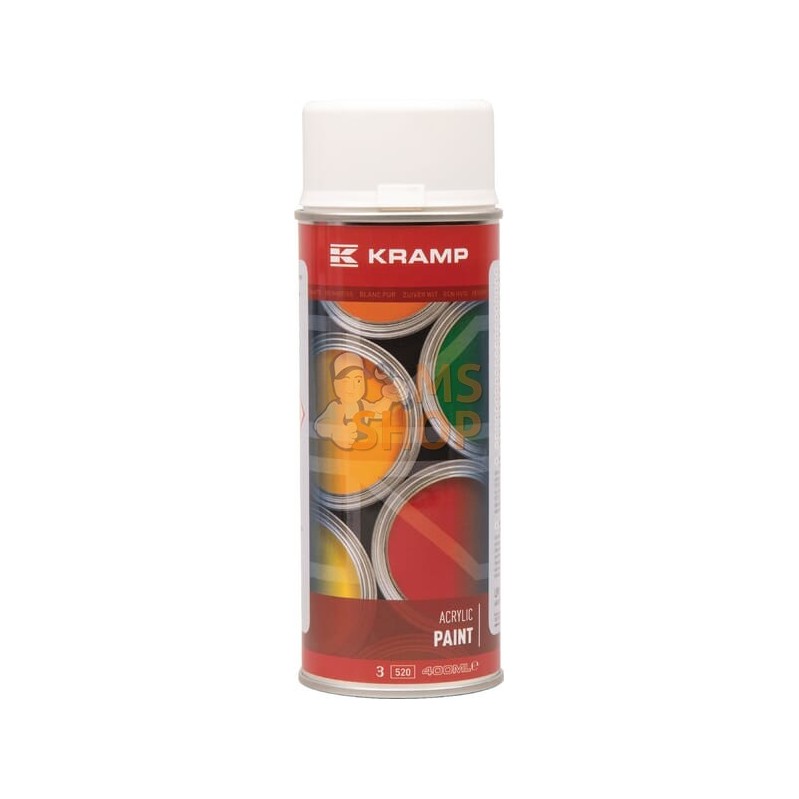 RAL 9018 blanc papyrus 400ml | KRAMP RAL 9018 blanc papyrus 400ml | KRAMPPR#730841