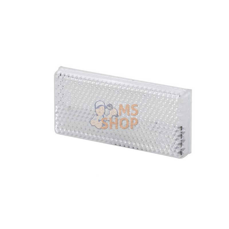 Catadioptre rectangle blanc 70x31,5mm autocollant | HELLA Catadioptre rectangle blanc 70x31,5mm autocollant | HELLAPR#522946 Catadioptre rectangle blanc 70x31,5mm autocollant | HELLA Catadioptre rectangle blanc 70x31,5mm autocollant | HELLAPR#522946